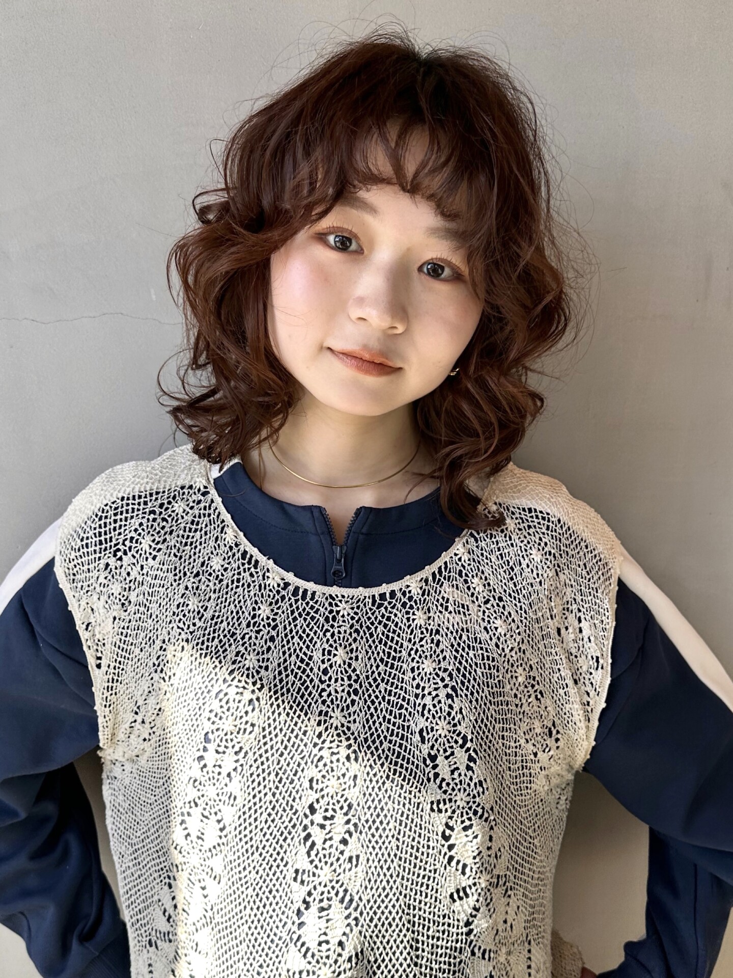 カーリーレイヤースタイル
