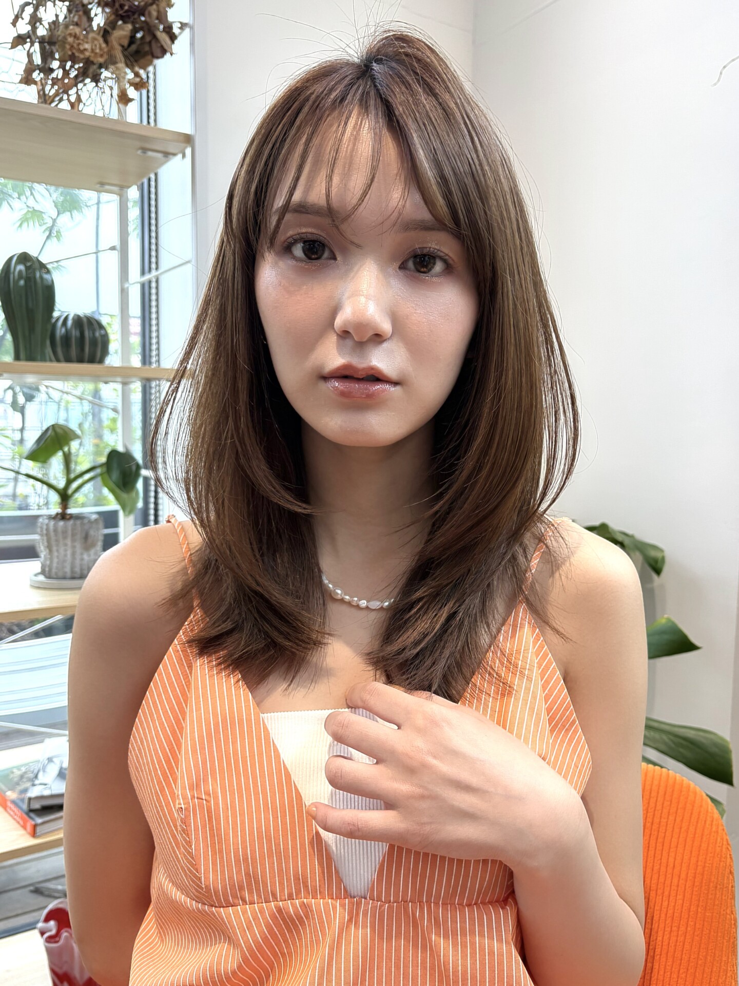 簡単スタイリングで可愛いワンカールレイヤー＊/くびれヘア